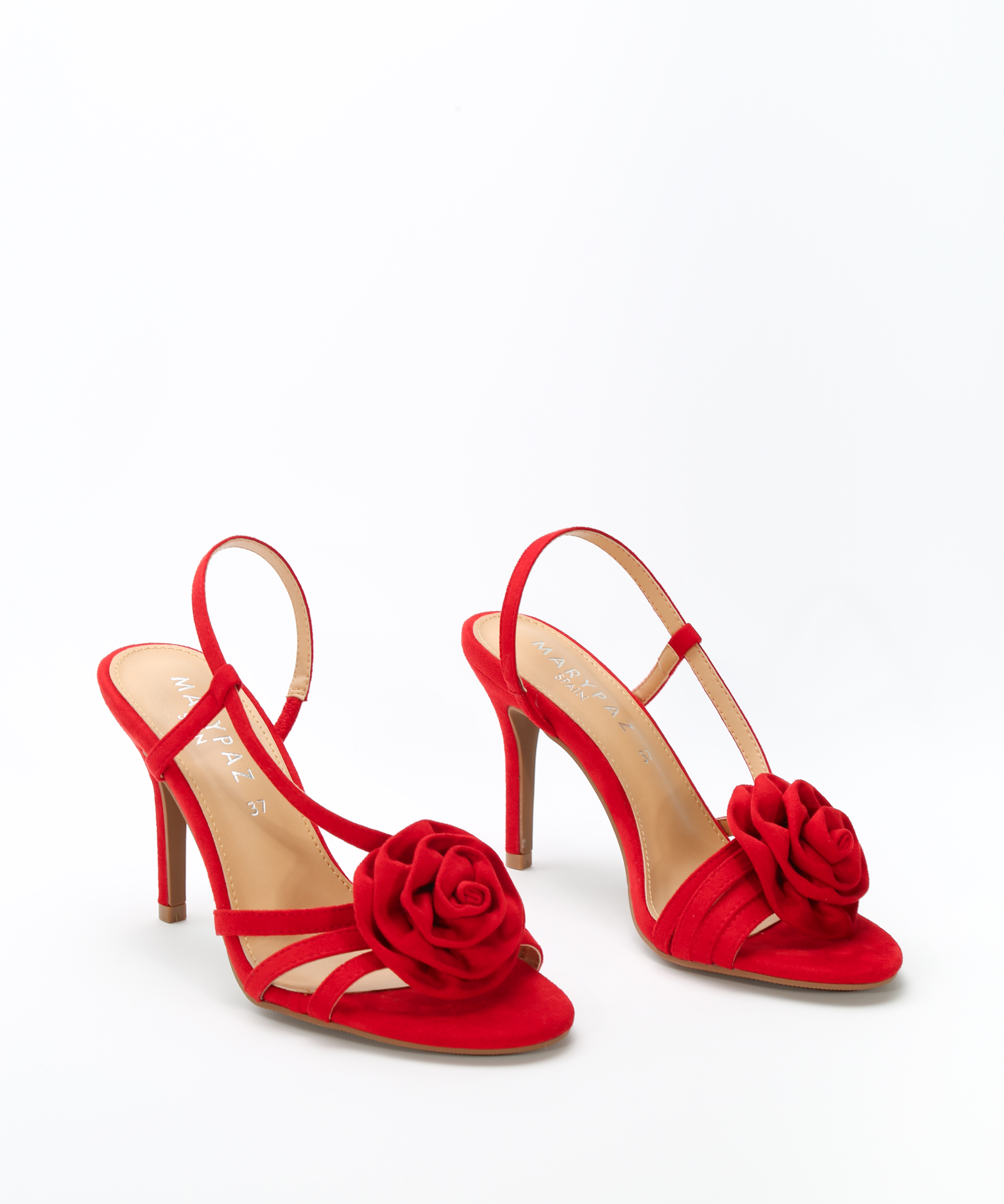 Sandalias tacón adorno flor image number null